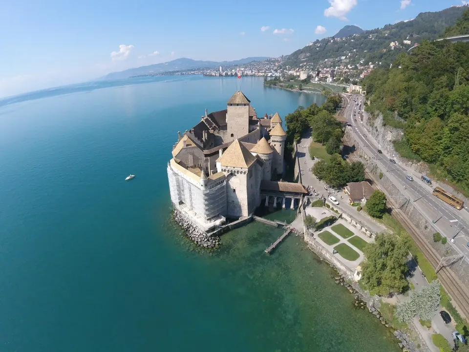 Château de Chillon au bord du Léman